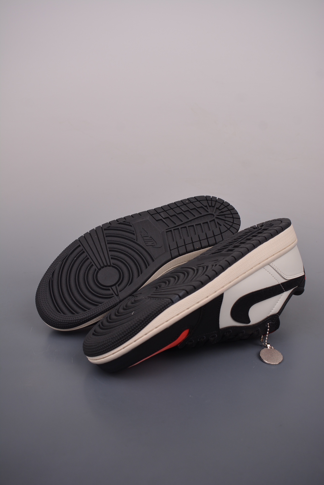 PSG x Nike Air Jordan 1 Retro Low OG Black White Red Toe HF8828-100