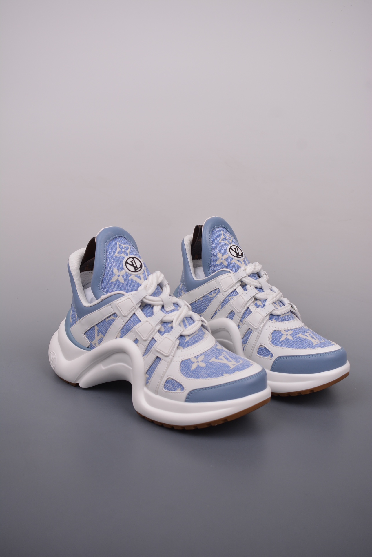 Louis Vuitton Archlight Sneakers Denim Blue Jacquard 1AC272