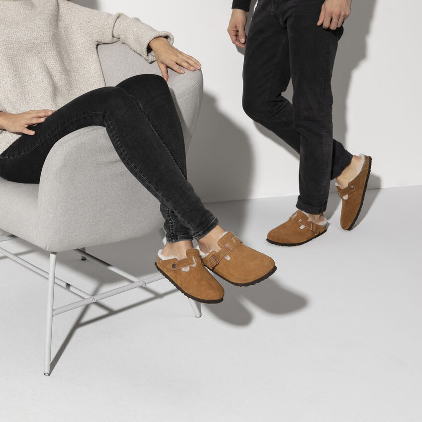 Boston Shearling Suede Leather B-18942