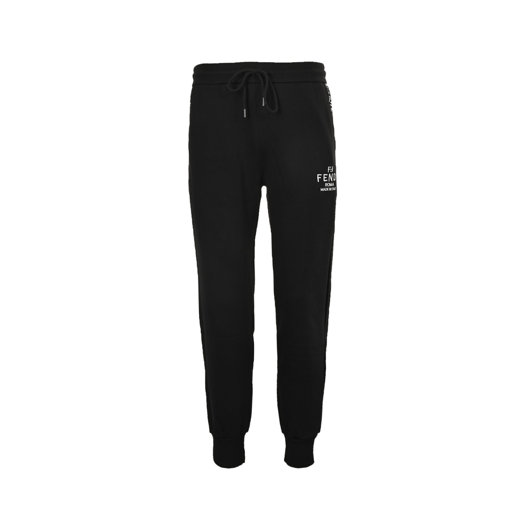 Fendi 24Fw embroidered logo trousers