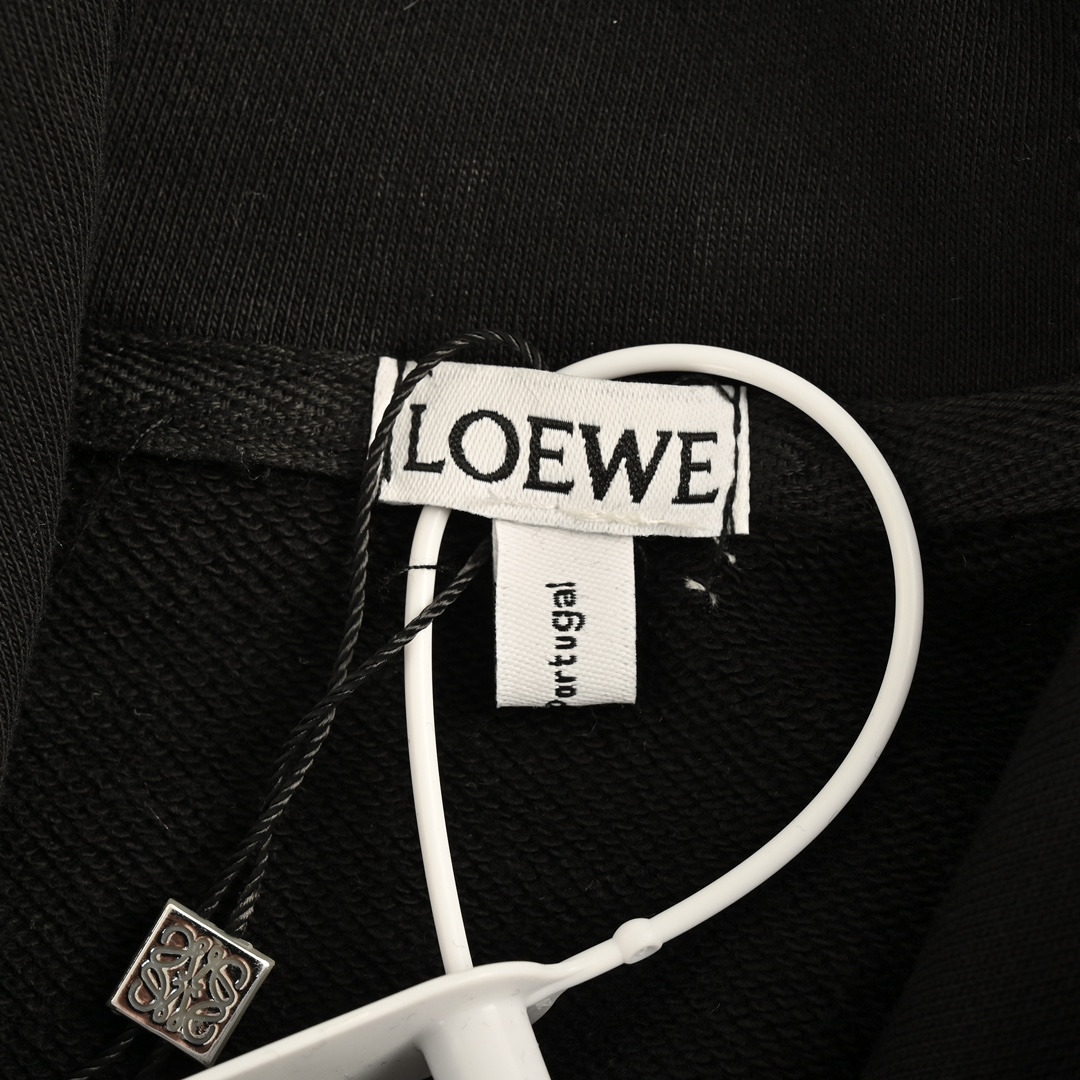 Loewe 24Fw collaboration Moon Bunny hooded sweatshirt