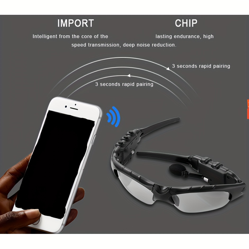 Stereo-Sound-Wireless-Smart-Glasses---Heat-and-Cold-Resistant