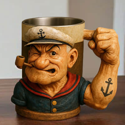 Popeye Power Mug — For the One Who’s Always Been Your Hero
