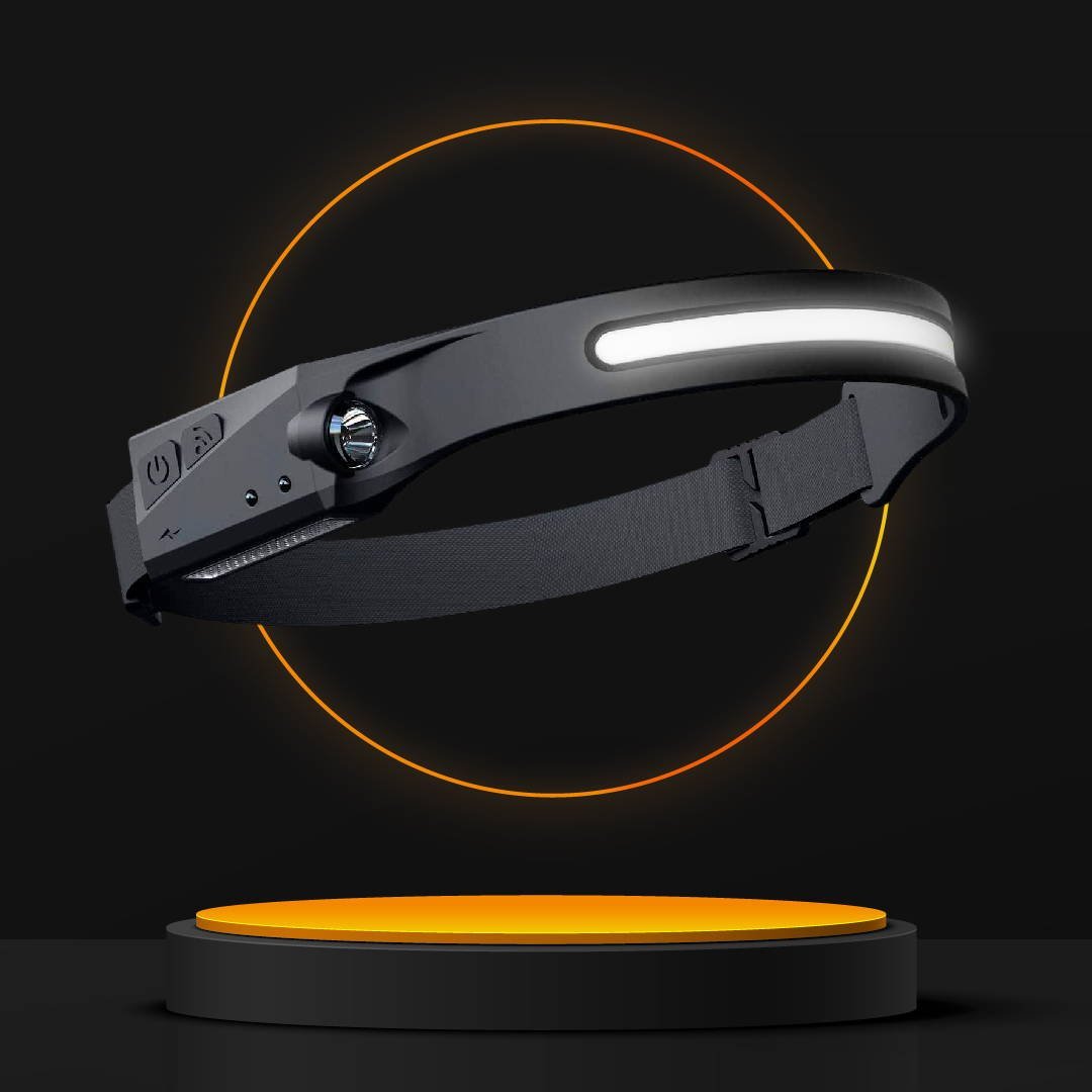 [🔥Hot Sale ]COB LED Headlamp Sensor Headlight USB Rechargeable Head Lamp -5 Lighting Modes