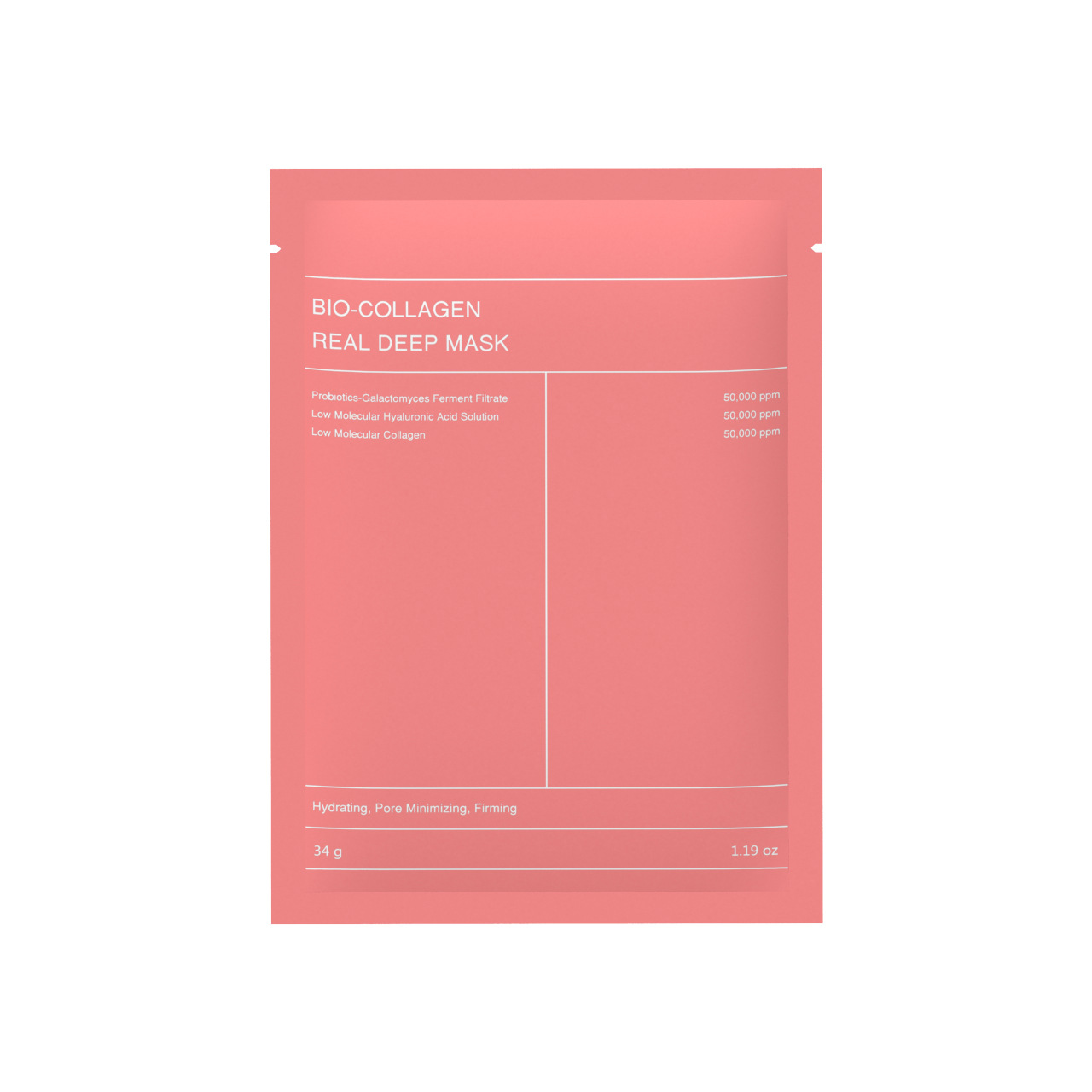 Bio-collagen mask hydrogel moisturizing and firming can deeply soothe the skin