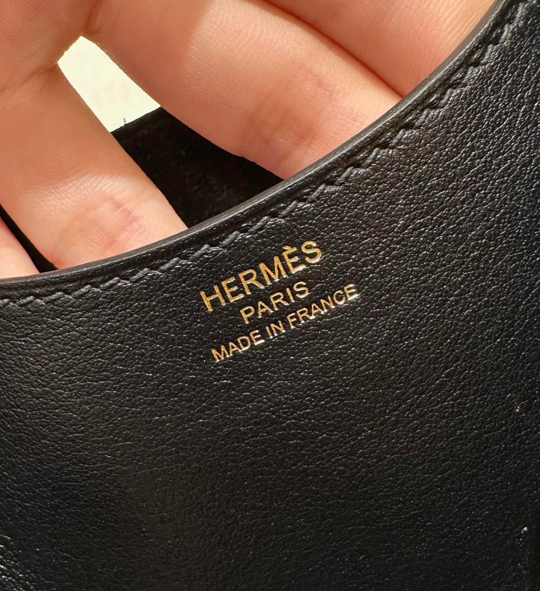 Hermès in the loop 89noir (handmade to order)