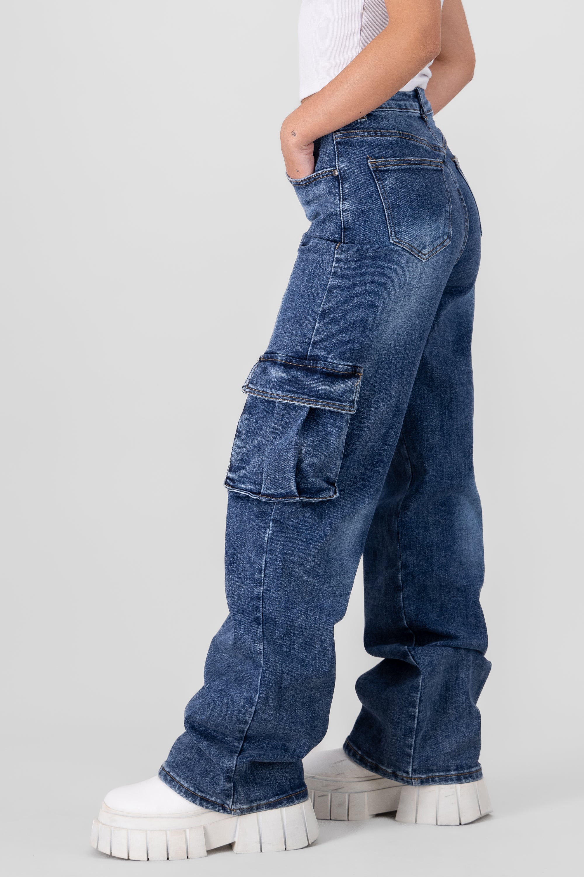 Cargo Jeans With Pockets