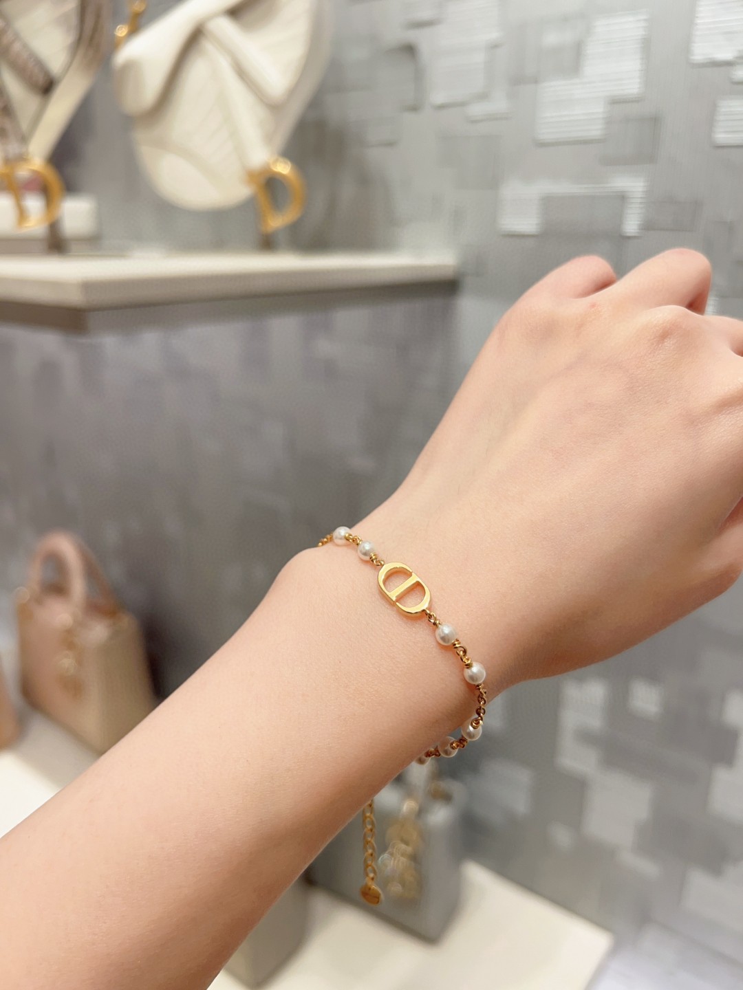 Dior CD Pearl Bracelet