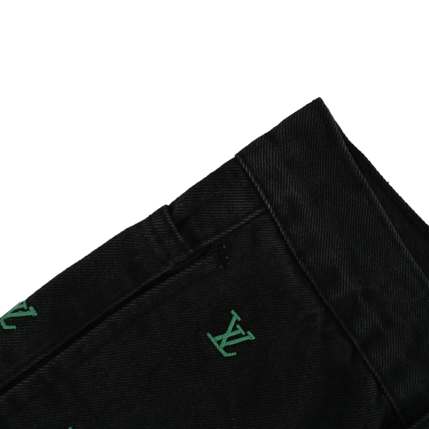 Louis Vuitton Ombre Embroidered Jeans Set