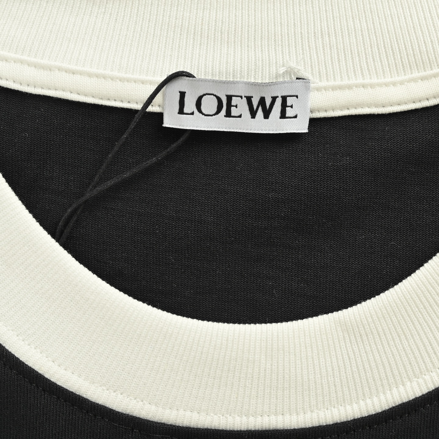 Loewe 25ss spliced ribbon embroidered short sleeves