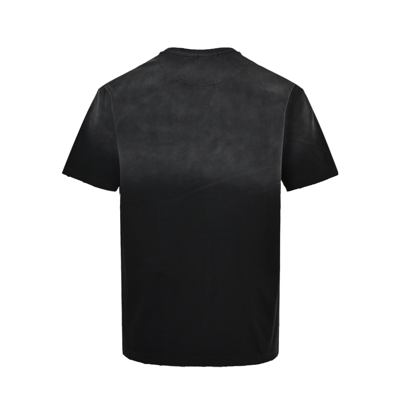 Prada triangle logo gradient washed short sleeves