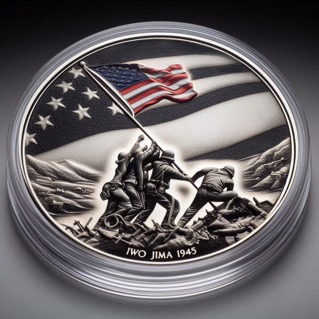 The 80th Anniversary of Iwo Jima Coin