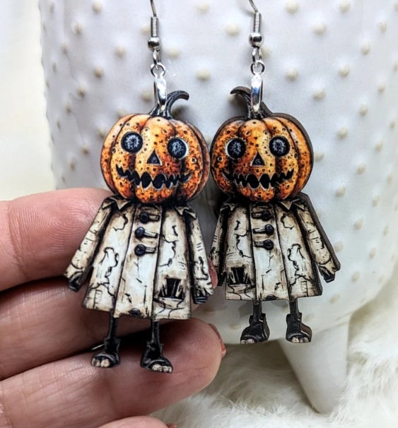 🎃👻Charming Halloween Spooky Pumpkin Earrings