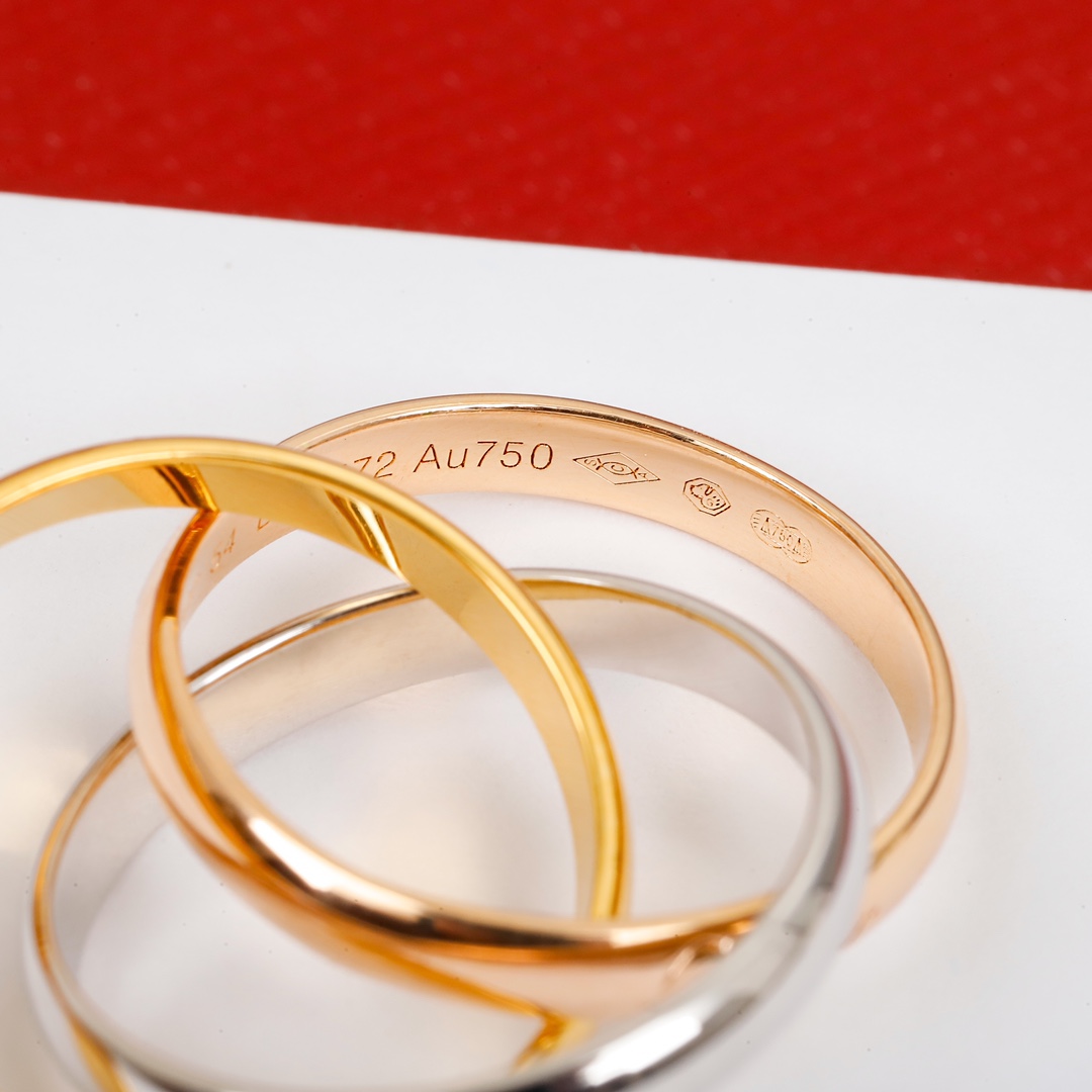 Cartier 3-ring ring