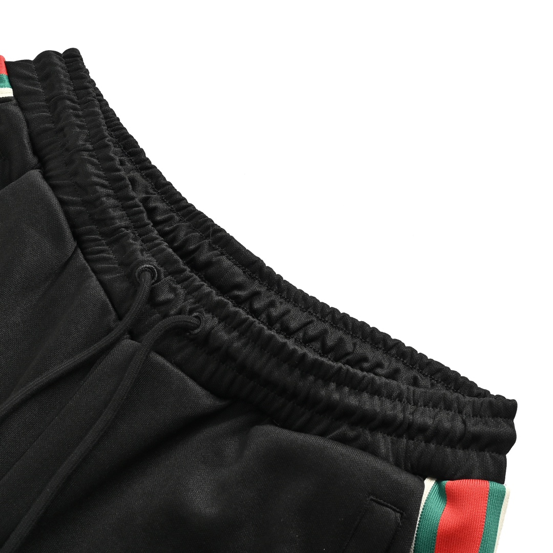 Gucci Classic Red and Green Web Trousers Set