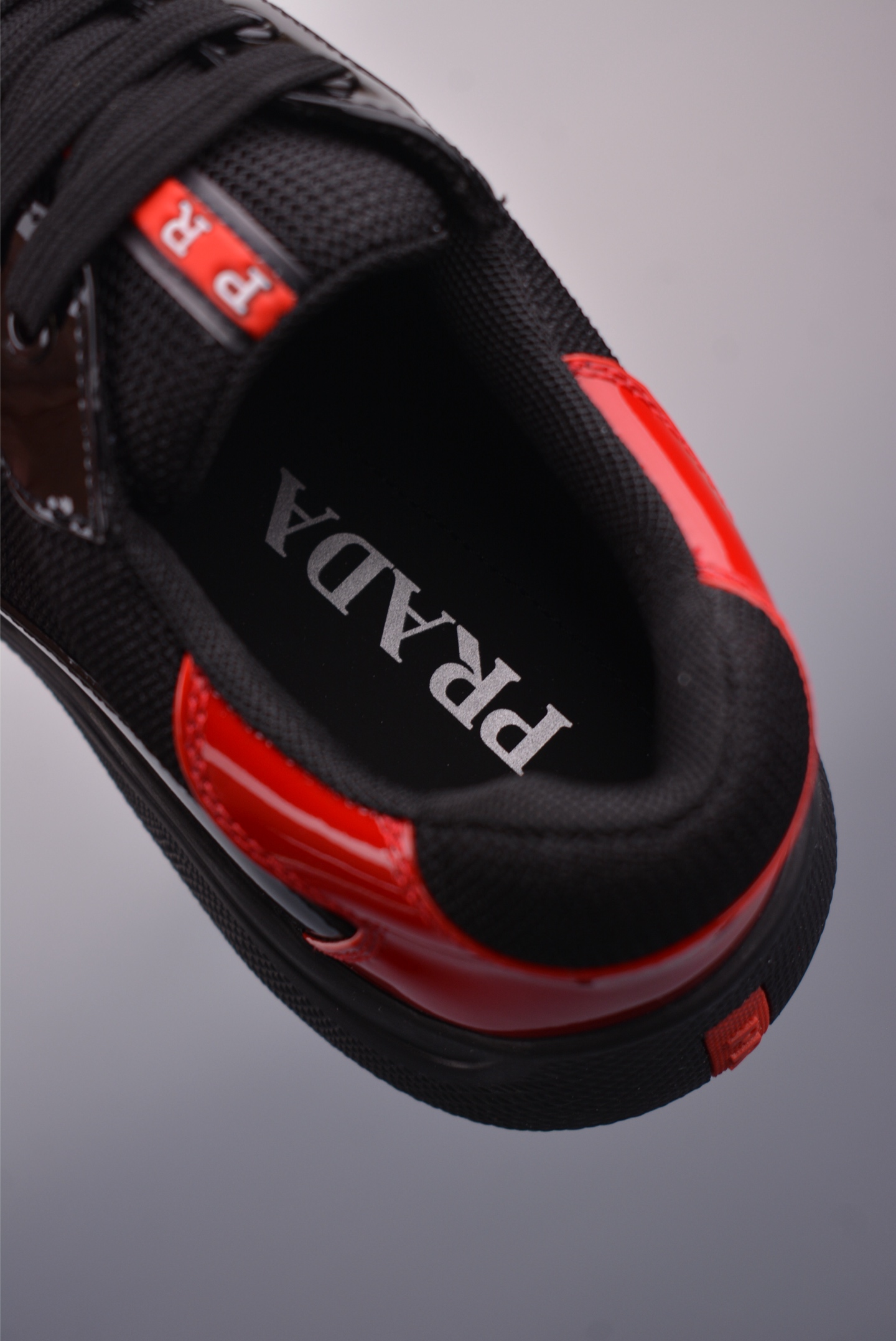 Prada America’s Cup Patent Leather Black Red 4E3400_ASZ_F0002_F_G000