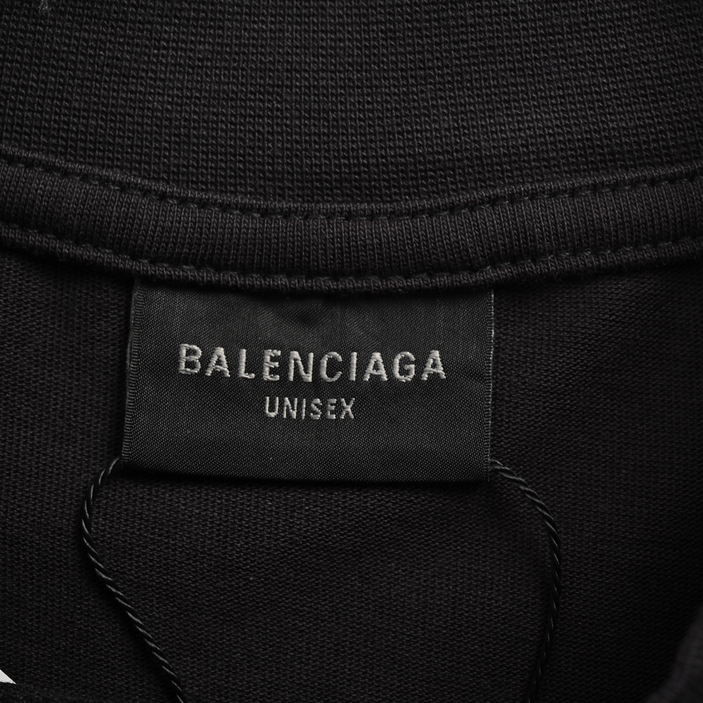 Balenciaga Melted Letters Printed Short Sleeve