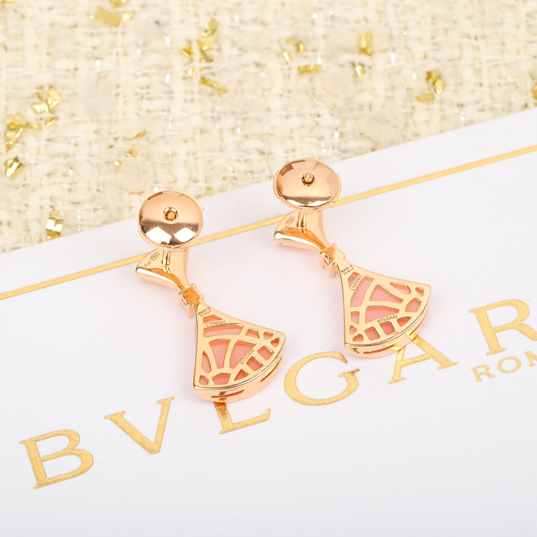 Bulgari fan earrings