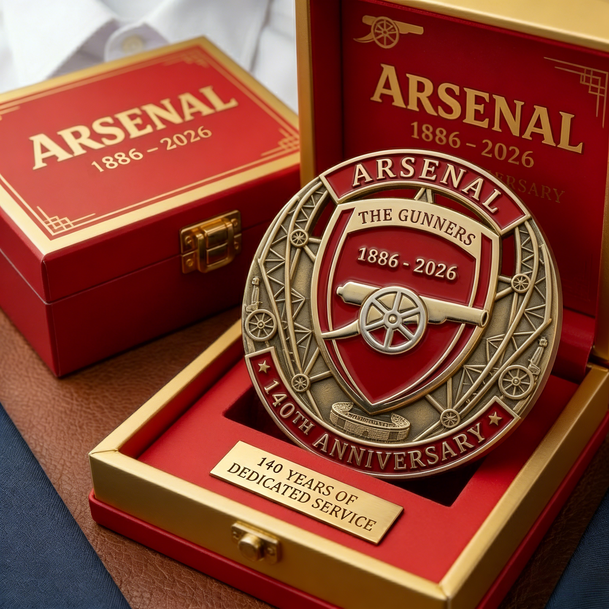 Arsenal F.C. 140th Anniversary Collectible Pin