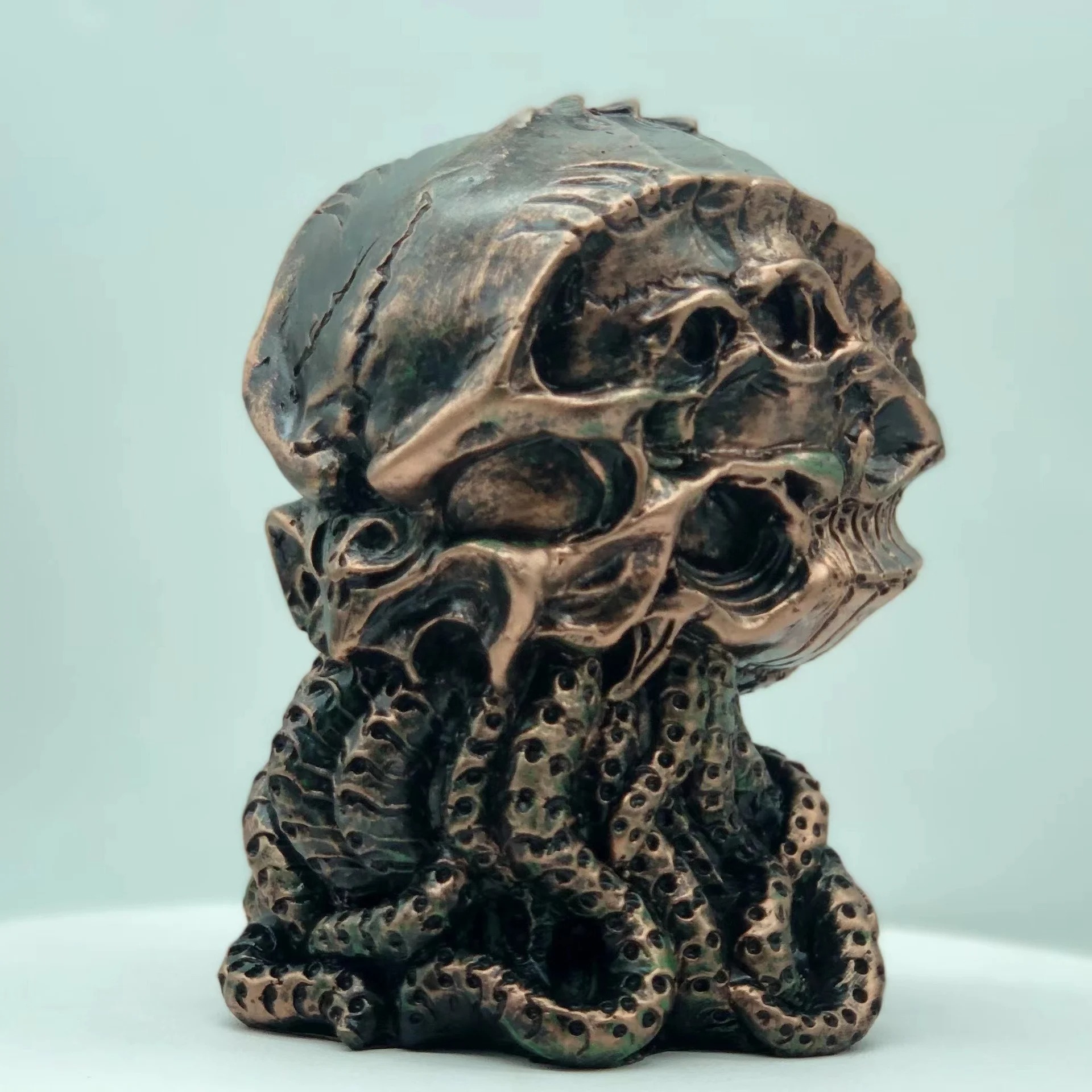 🐙Skull Statu💀 Myths Legends Sea God Collectible Figurine
