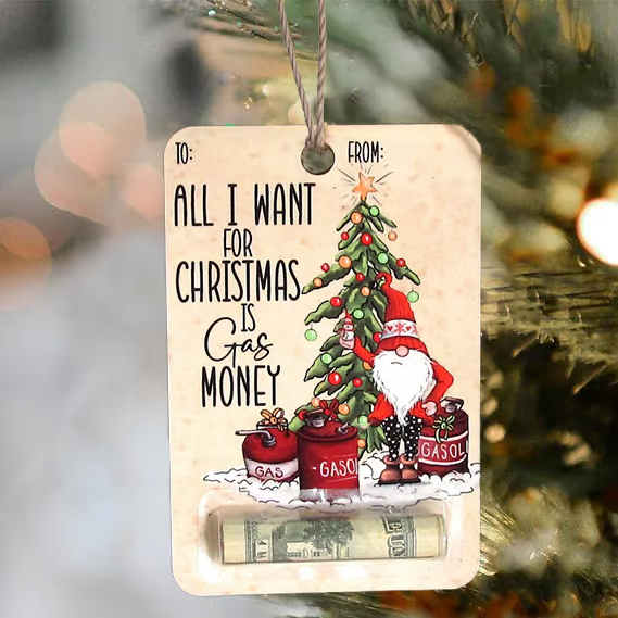 🎅💸Christmas Hot Sale 70% Off - Handcrafted Wooden Money Holders Gift