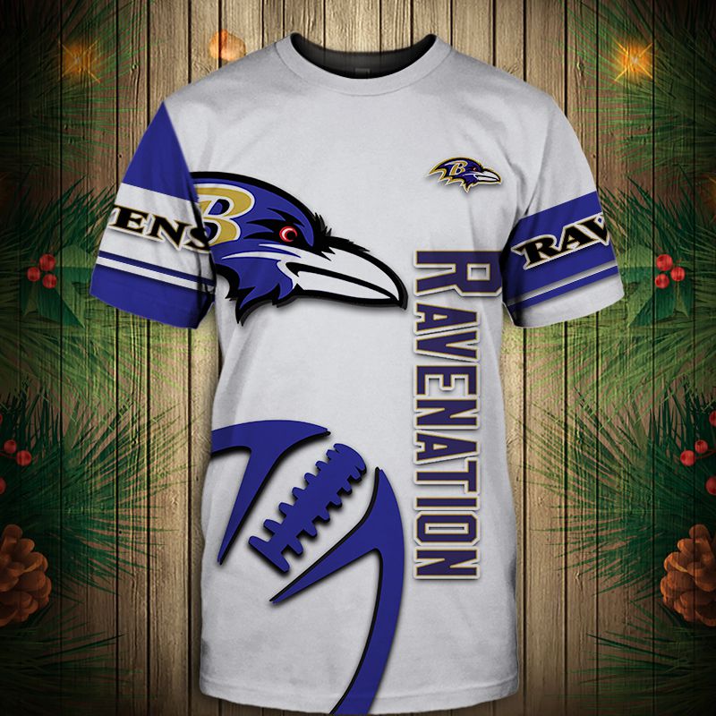 BALTIMORE RAVENS 3D HOODIE BBRR003