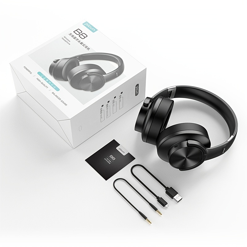 Wireless BT Headphones,HD Stereo Sound Over Ear Headphones With Built-in Microphones, Deep Bass 20 Hours Playtime, Fast Charge BT 5.0 Headset For Adults, School, Travel