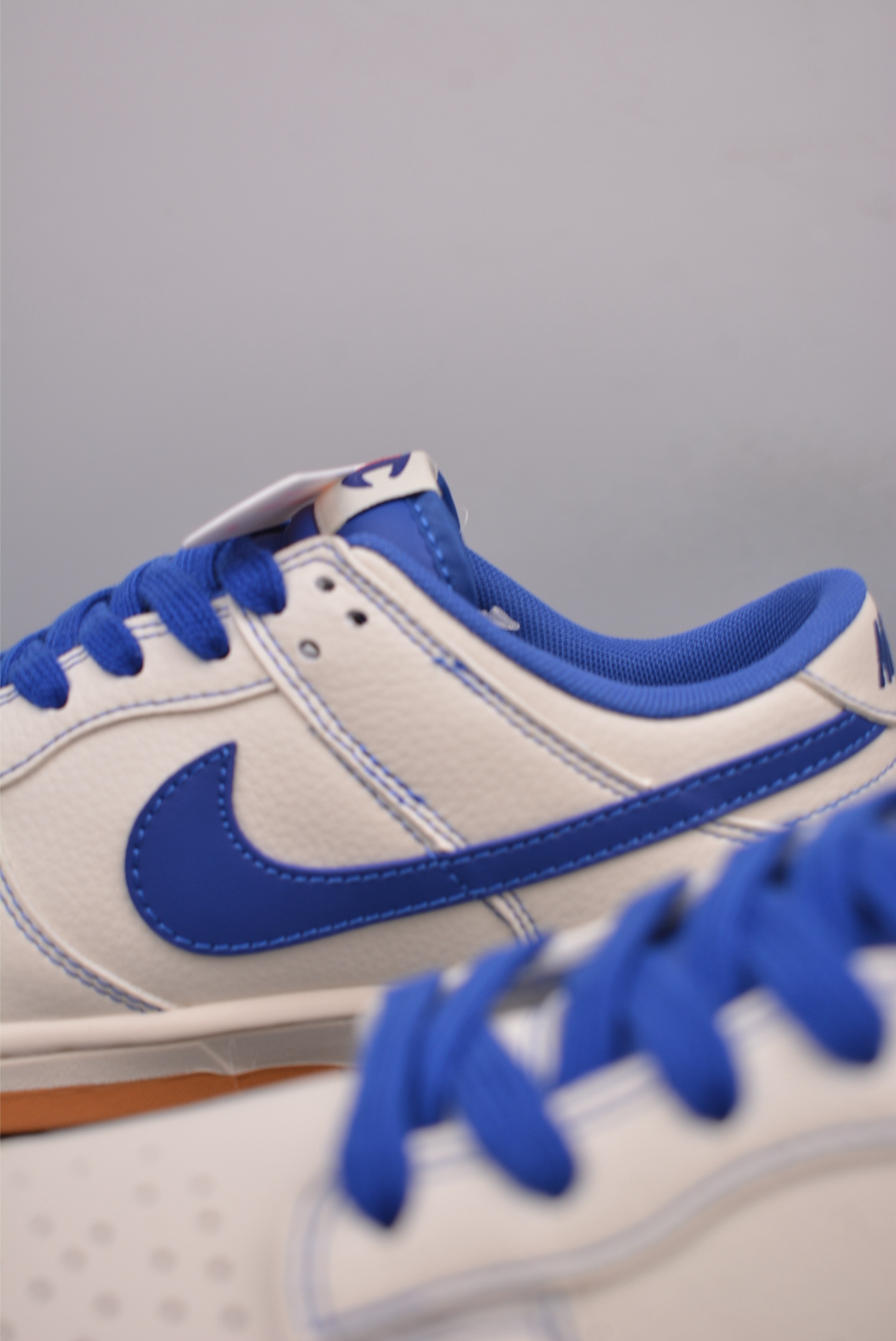 Champion x Nike SB Dunk Low Nezha joint sports shoes Beige Blue XX9923-023