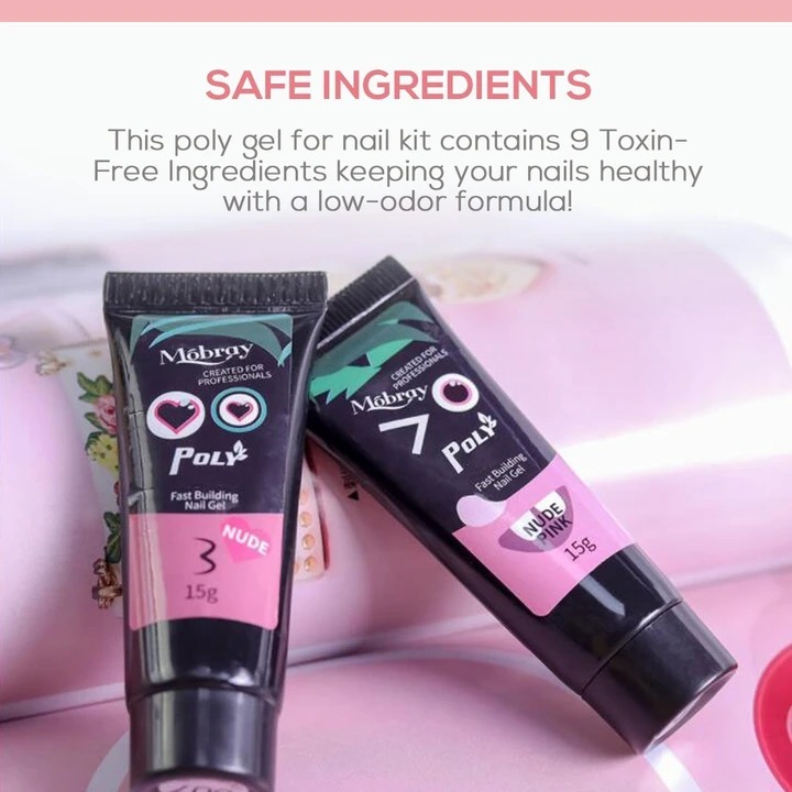 2023 Mobray™ Easy PolyGel Nail Lengthening Kits