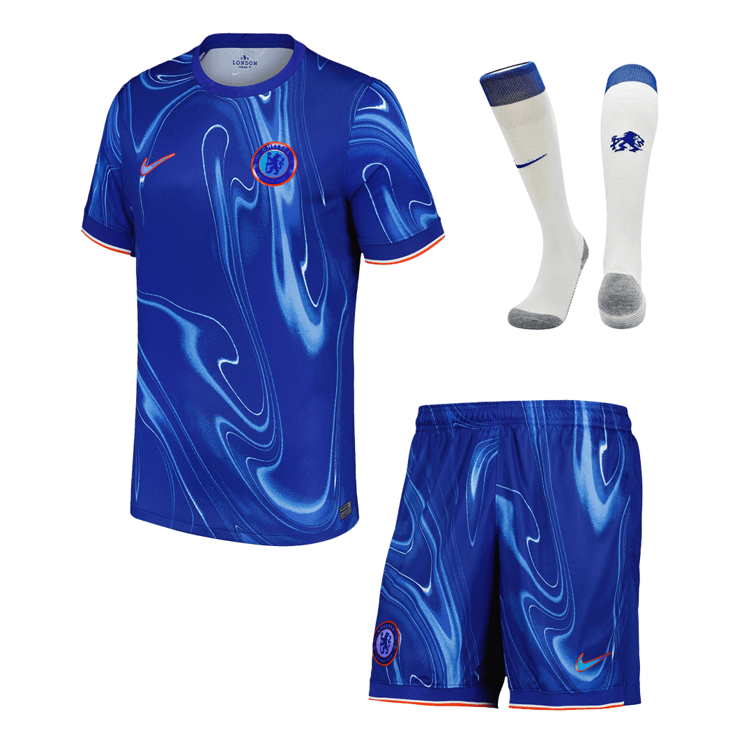 Chelsea Home Men's Football Shirt Set (Shirt+Shorts+Socks) 2024/25