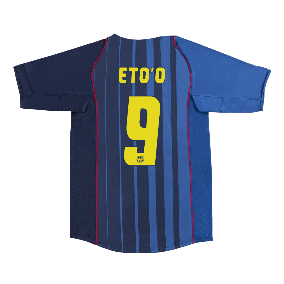 ETO'O #9 Barcelona Retro Away Football Shirt 2004/05