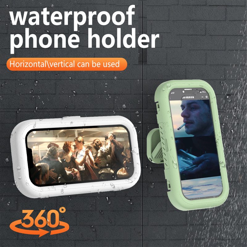 Bathroom Waterproof Foldable Rotating Adjustable Waterproof Phone Holder