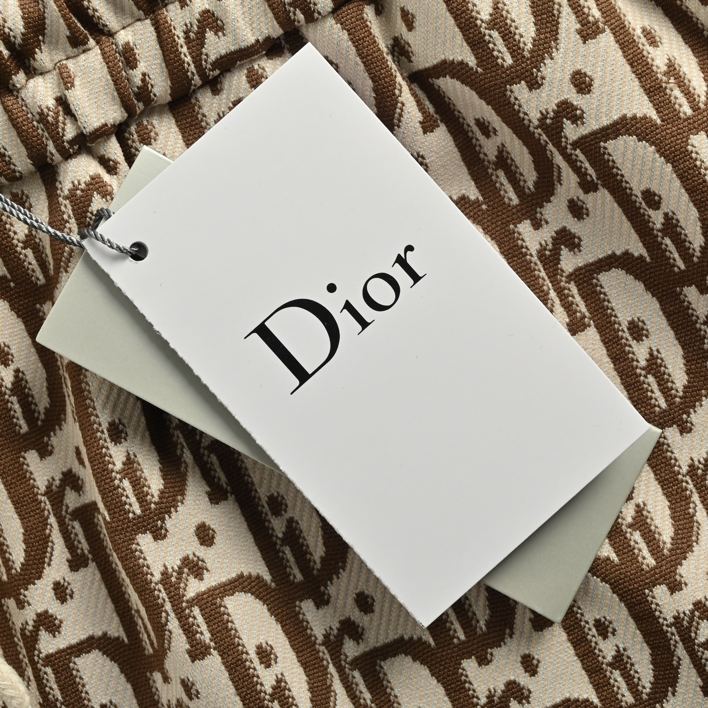 Dior 25ss all over print monogram jacquard patchwork shorts
