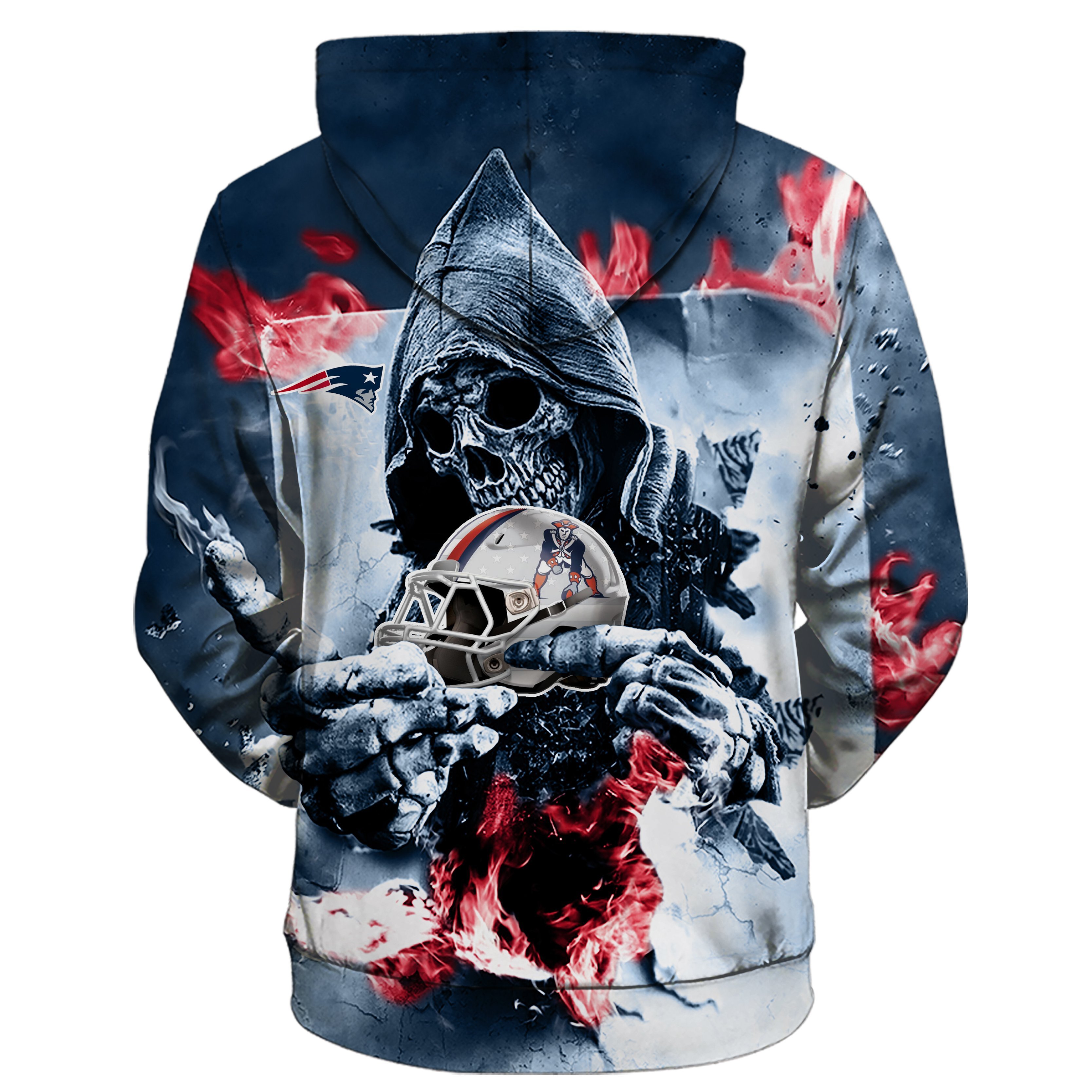 PATRIOTS HOODIE 3D LOVE9
