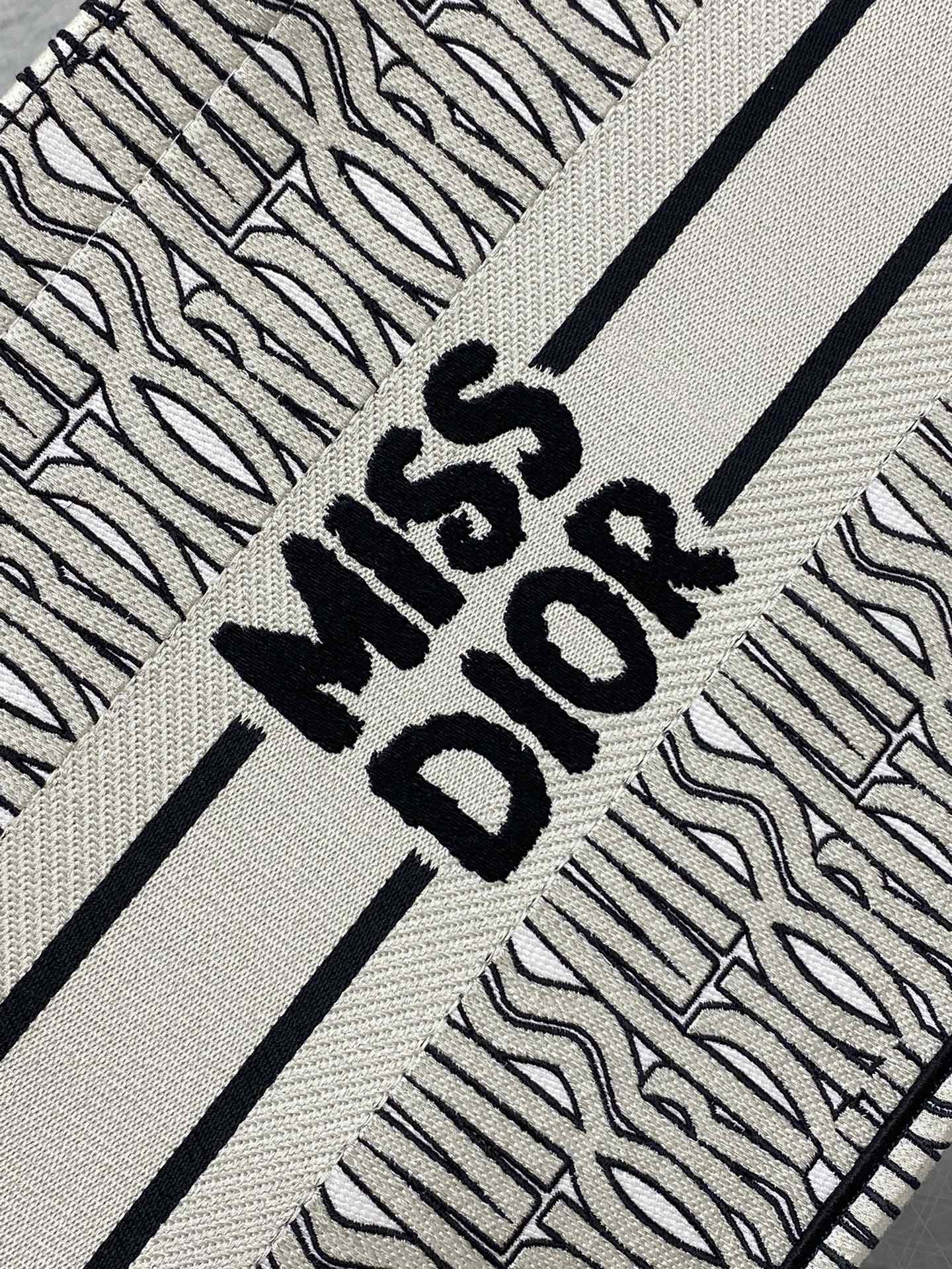 Dior Miss Embroidered Tote Shopping Bag