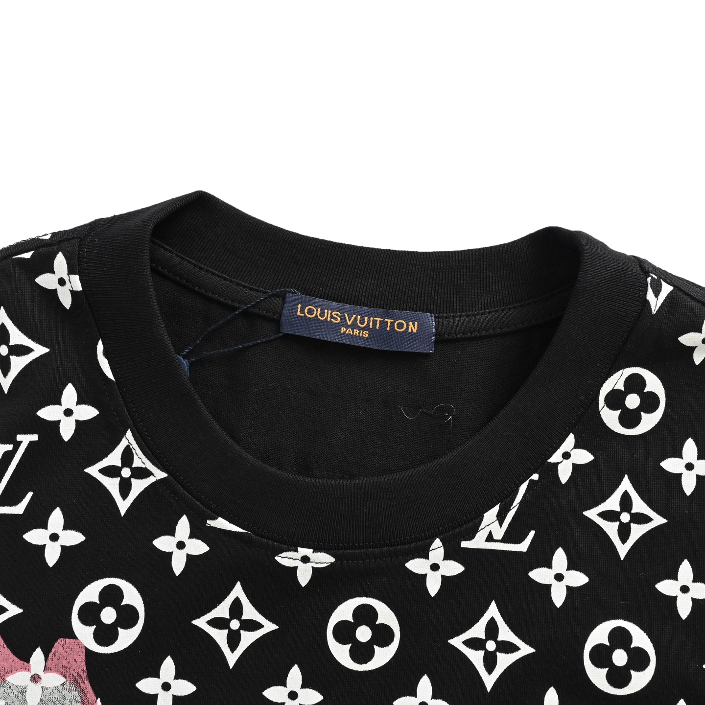 Louis Vuitton 25ss Fire Cloud Monochrome Print Short Sleeve