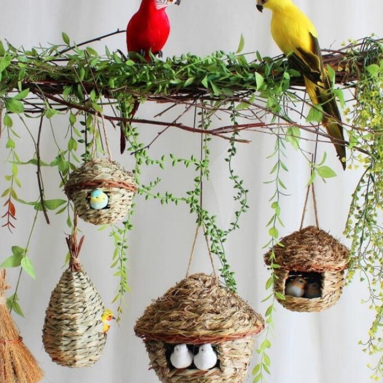🐦🐣Early Spring Sale-Handmade Outdoor Spherical Bird Shelter