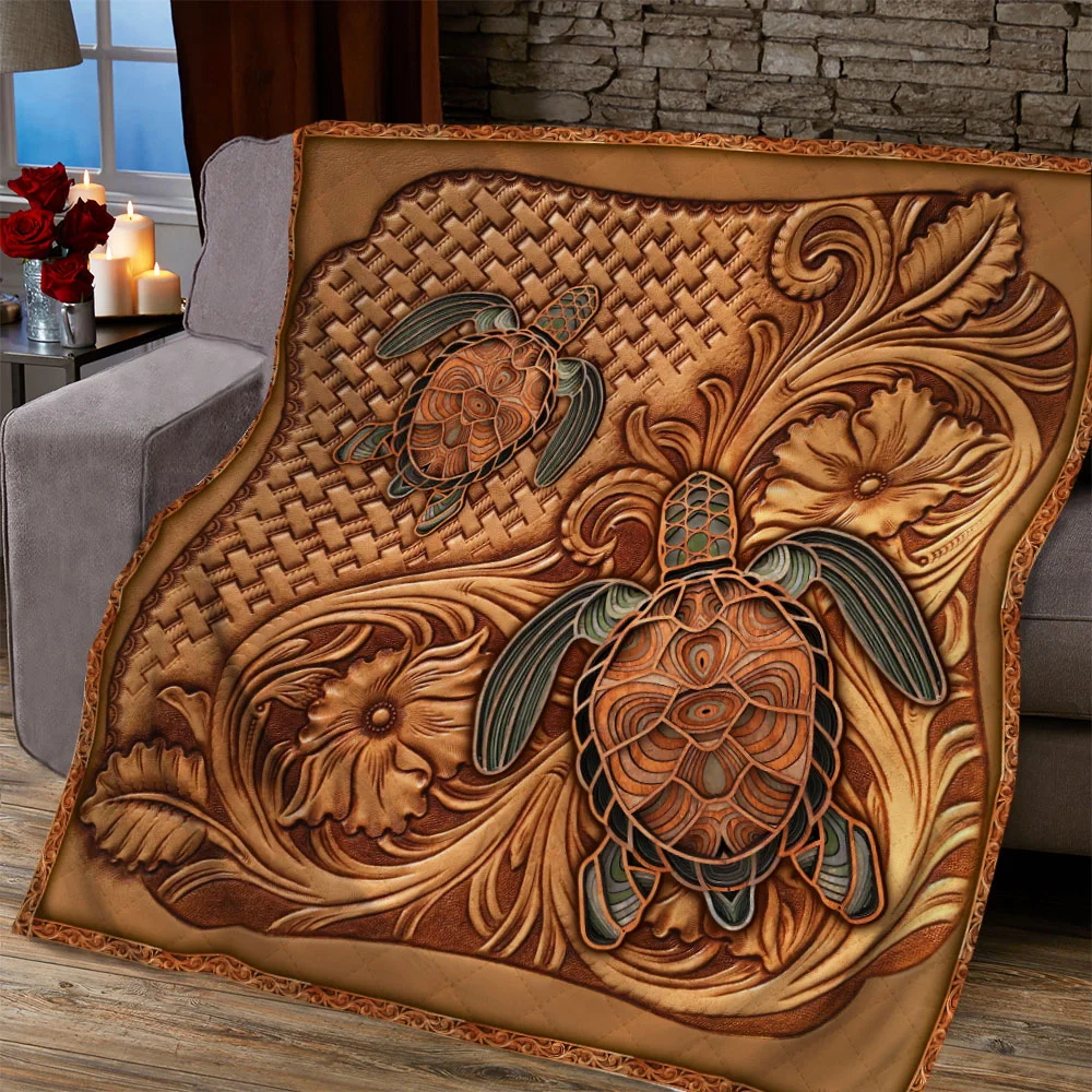 Turtles Quilt Blanket