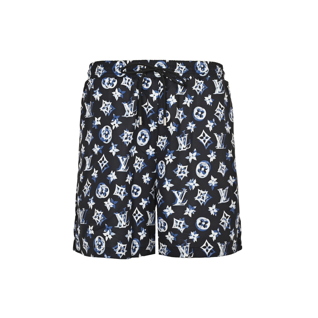 Louis Vuitton 24ss Overlapping Monochrome Beach Shorts