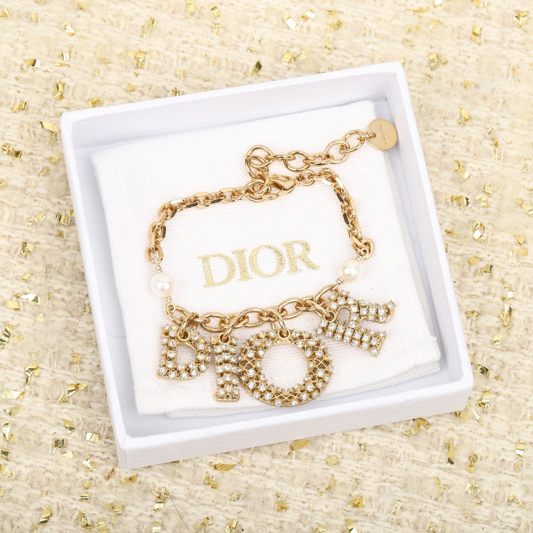 Dior Alphabet Diamond Bracelet