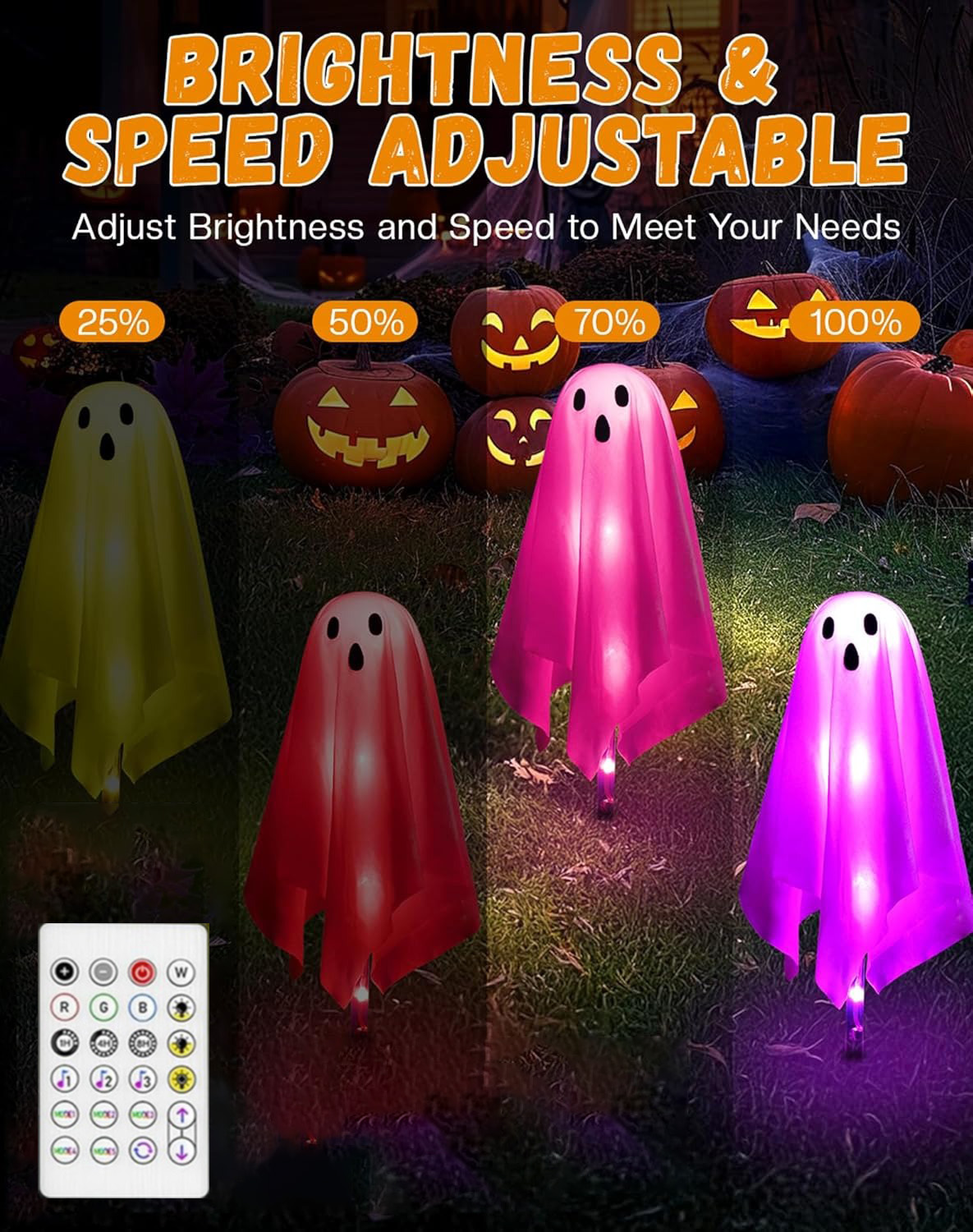 ⚡Flash Sale⚡Halloween Ghost Pathway Lights Decorations Outdoor
