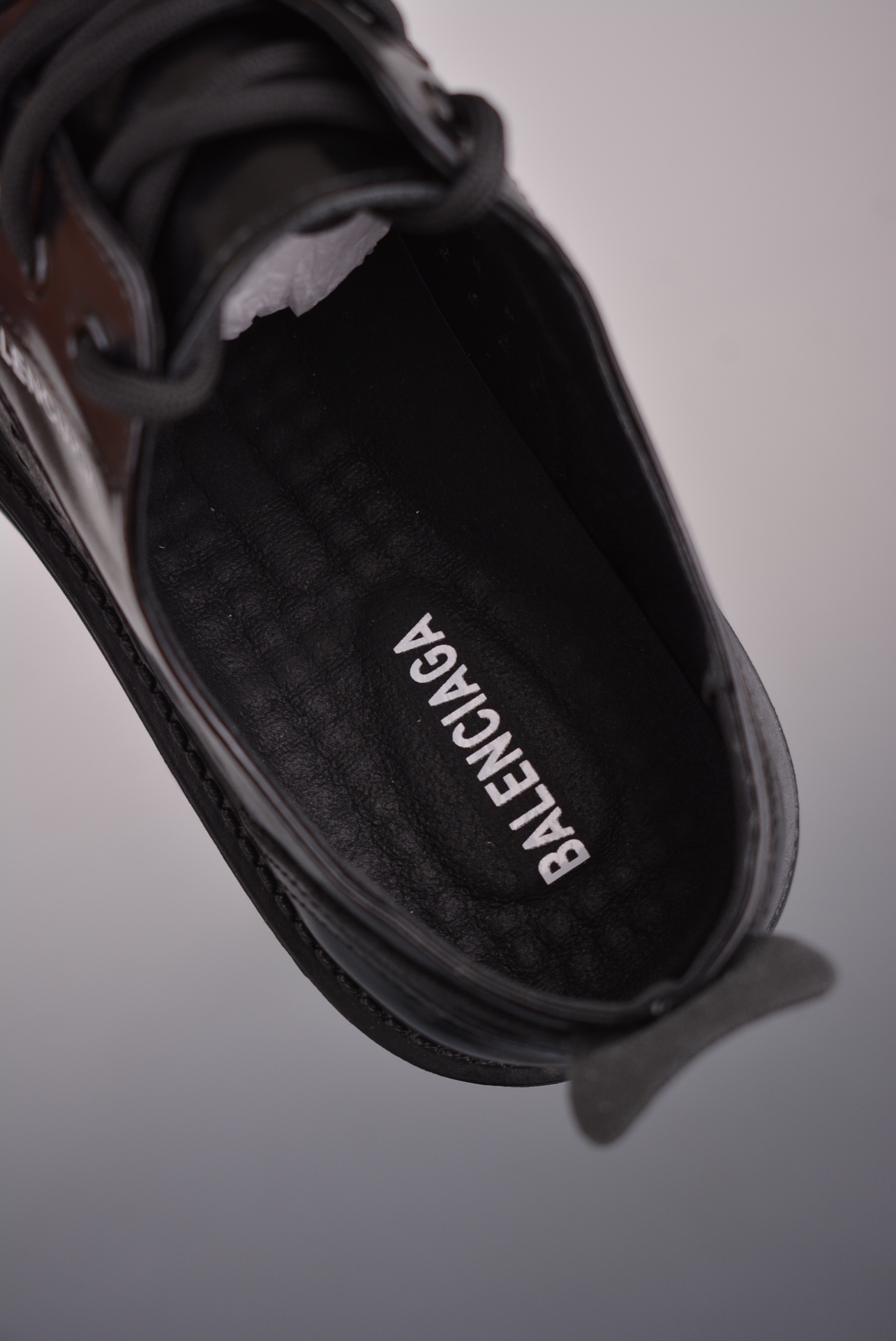 Balenciaga Derby Round Toe Shoes Low