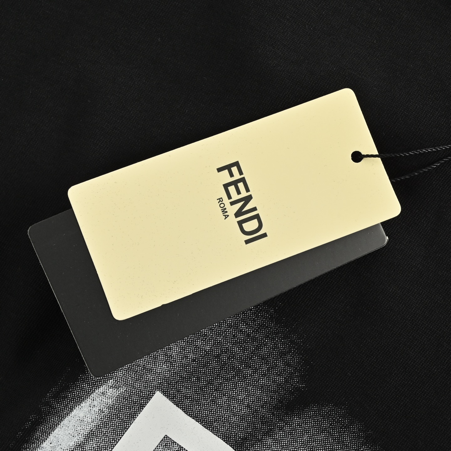 Fendi 25ss rendered lettering logo printed short sleeves