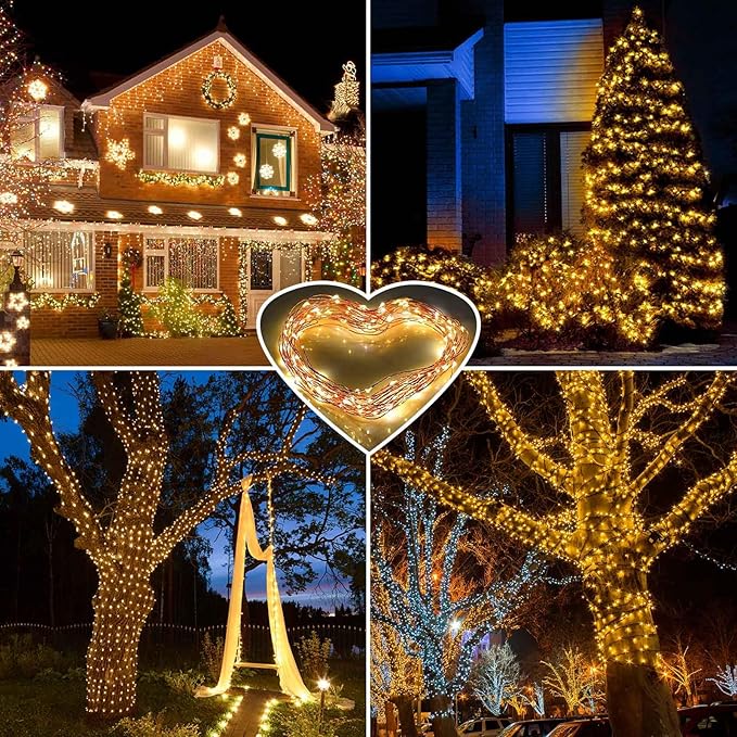 🔥ON SALE🔥39Ft /100 Led Waterproof  Solar String Lights🎁Buy 4 Free Shipping