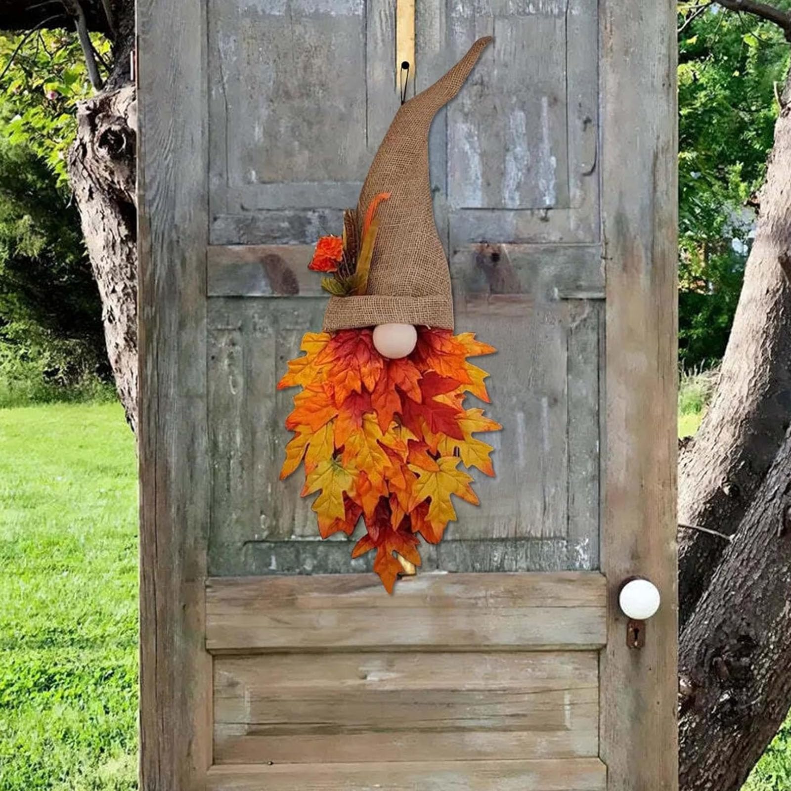 🔥Super Sale - 49% OFF🍁🎃 Fall Maple Gnome Door Hanger