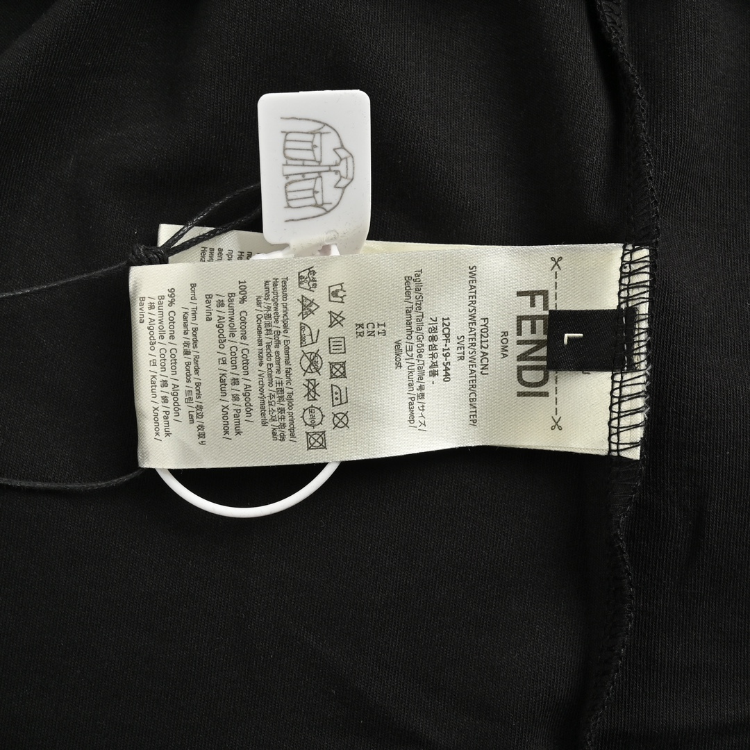 Fendi 24ss collar metal FF short sleeve