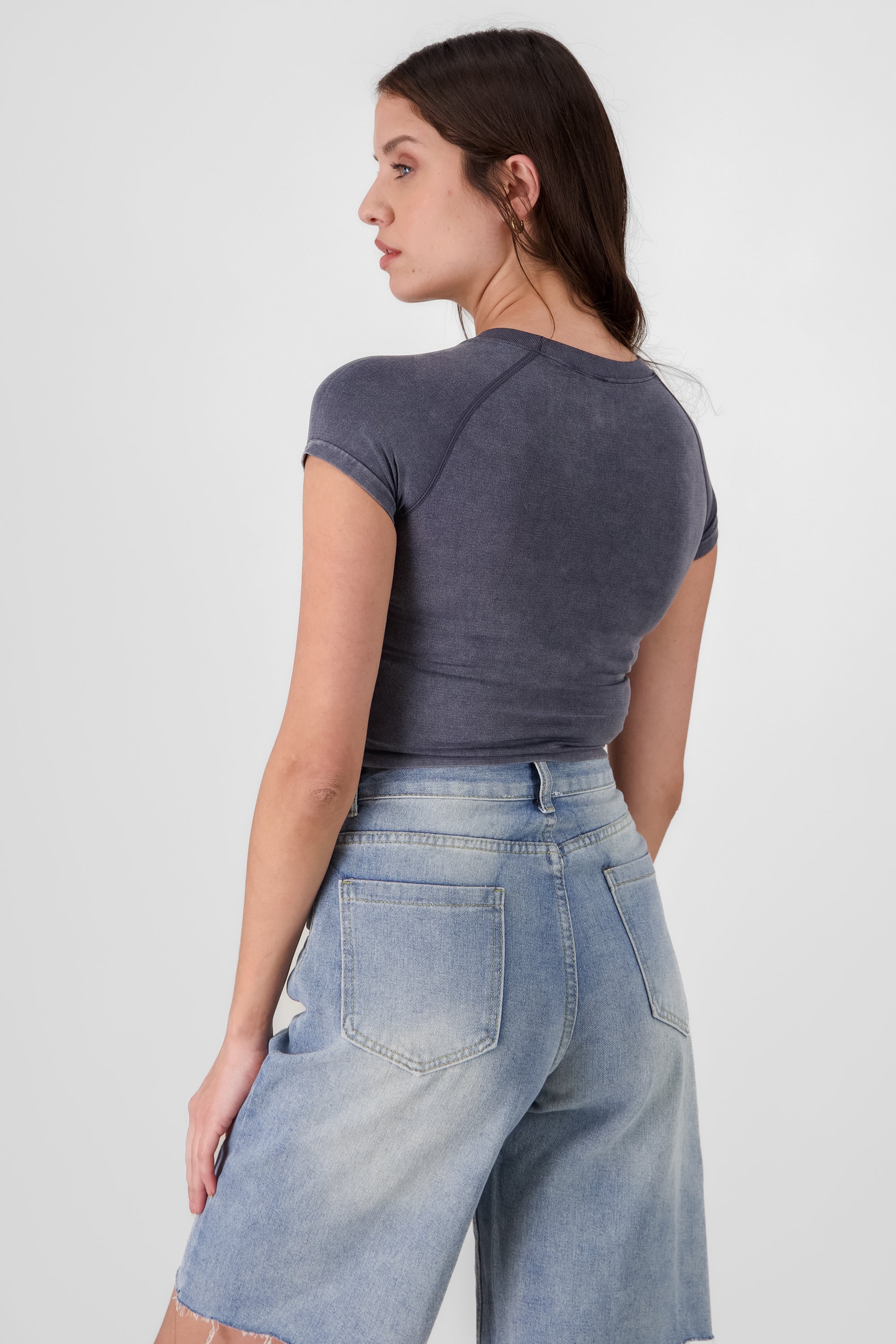 Washed Effect Top