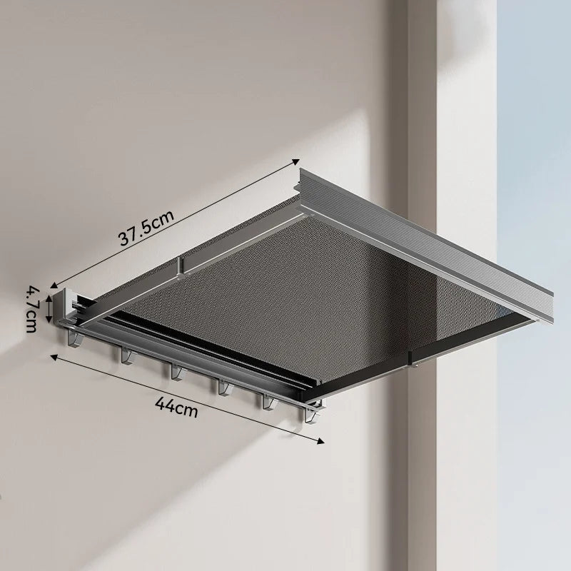 Balcony Clothes Rack Wall-Mounted Retractable Storage Shelf✈️Free Shipping🔥