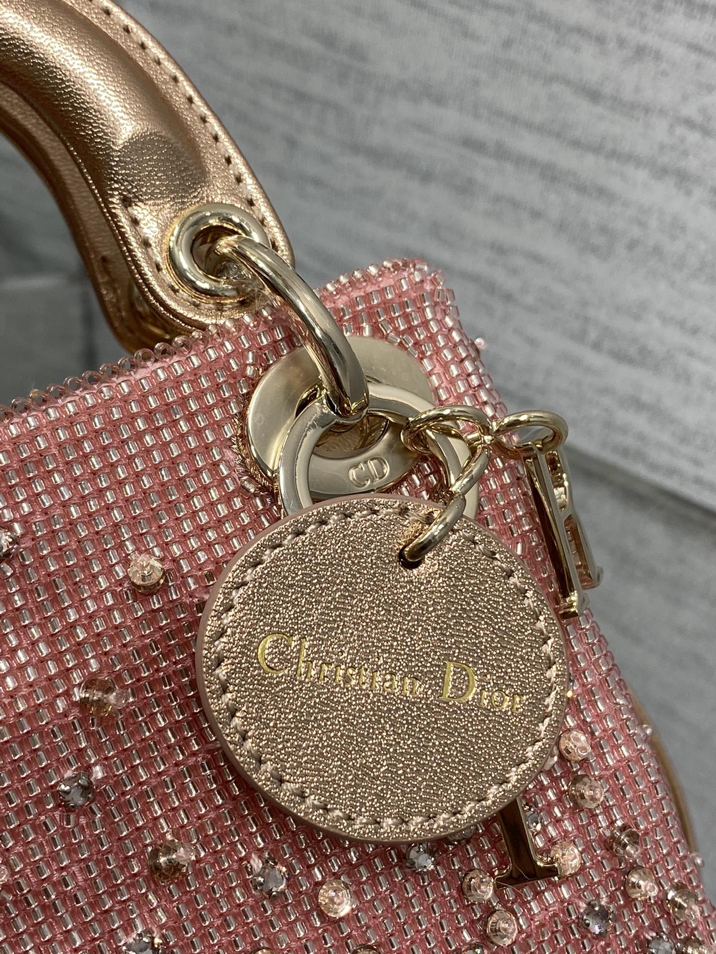 Dior Lady Limited Edition Beads Micro Series Princess Diana Bag