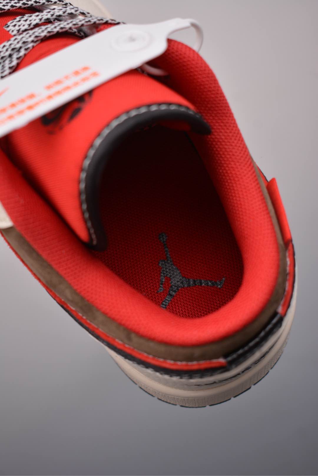 Supreme x Nike Air Jordan 1 Low OG Year of the Snake Beige Red FC1688-203